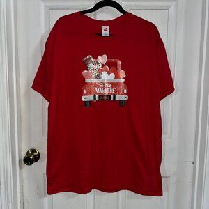 NEW Handcrafted Valentine Shirt Size XL